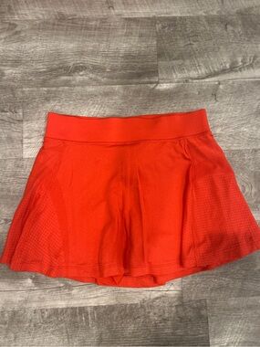 lululemon athletica Bright Red Athletic Skirt